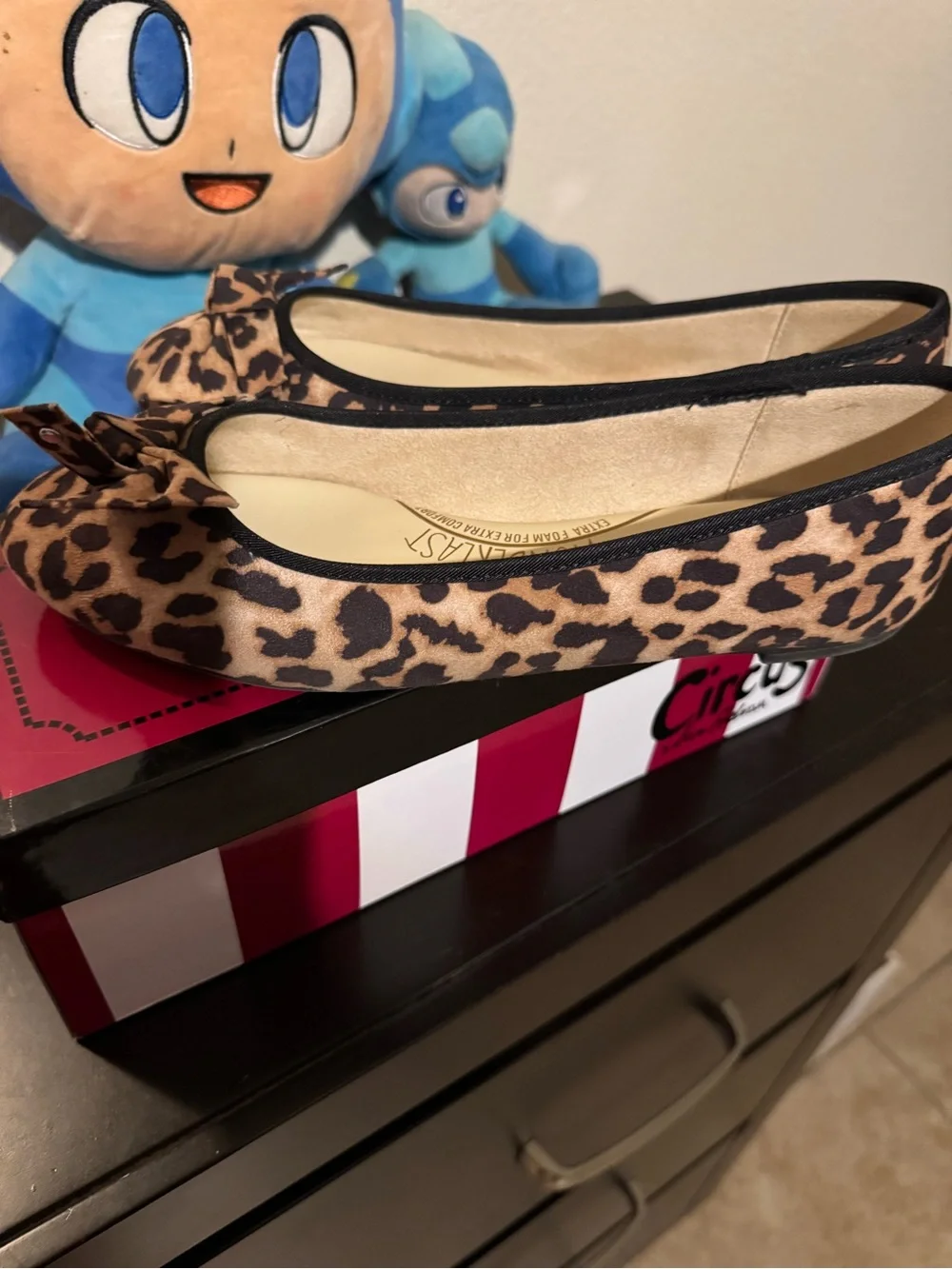 Circus by Sam Edelman Leopard Print Bow Ballet Flats - Picture 3 of 8